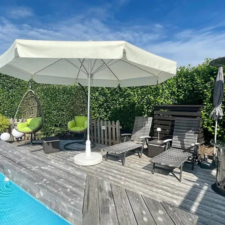 4 Sterne Schlossblick Sauna Pool Whirlpool Pri 아파트 바라운펠츠