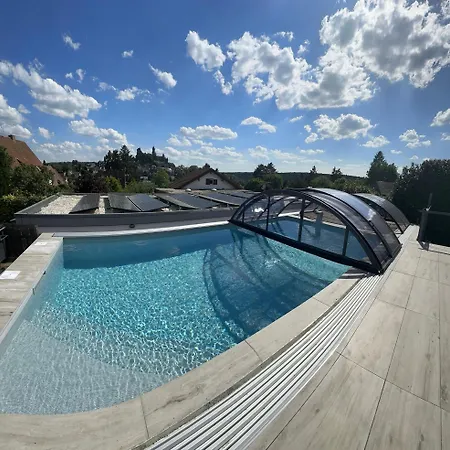 4 Sterne Schlossblick Sauna Pool Whirlpool Pri *